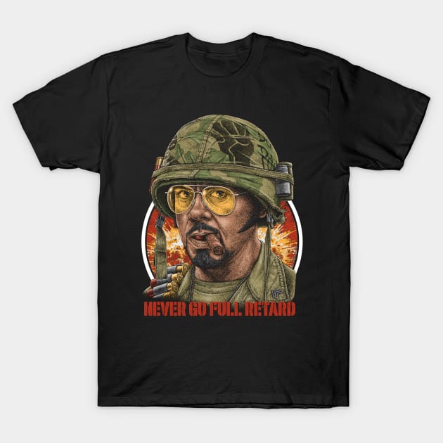 Tropic Thunder, Kirk Lazarus, Cult Classic T-Shirt by PeligroGraphics